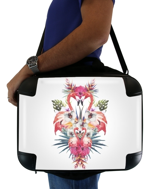 Flamingos Tropical for Laptop briefcase 15" / Notebook / Tablet