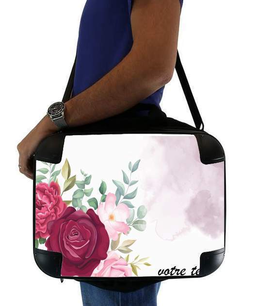  Flower Shop Logo for Laptop briefcase 15" / Notebook / Tablet