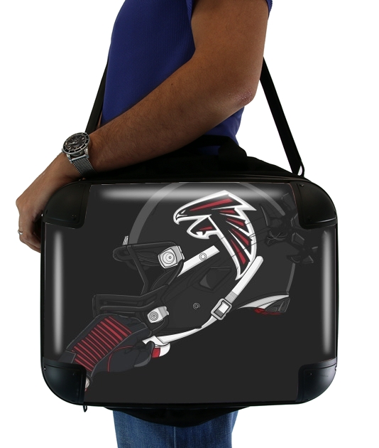  Football Helmets Atlanta for Laptop briefcase 15" / Notebook / Tablet