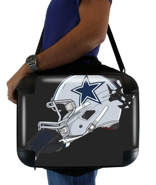  Football Helmets Dallas for Laptop briefcase 15" / Notebook / Tablet