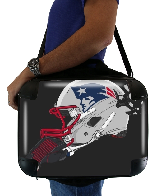  Football Helmets New England for Laptop briefcase 15" / Notebook / Tablet