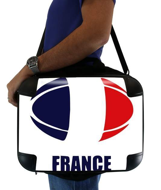 france Rugby for Laptop briefcase 15" / Notebook / Tablet