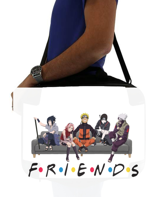  Friends parodie Naruto manga for Laptop briefcase 15" / Notebook / Tablet
