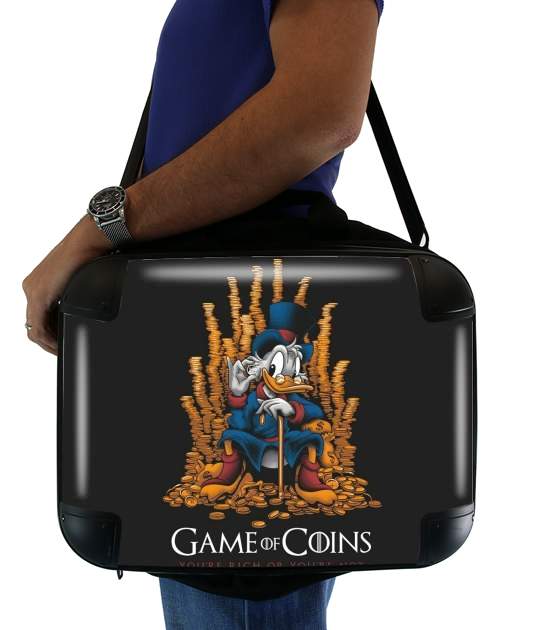 Game Of coins Picsou Mashup for Laptop briefcase 15" / Notebook / Tablet