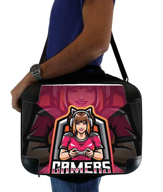  Gamers Girls for Laptop briefcase 15" / Notebook / Tablet