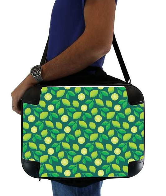  Green Citrus Cocktail for Laptop briefcase 15" / Notebook / Tablet