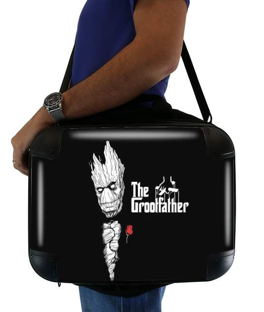 GrootFather is Groot x GodFather for Laptop briefcase 15" / Notebook / Tablet