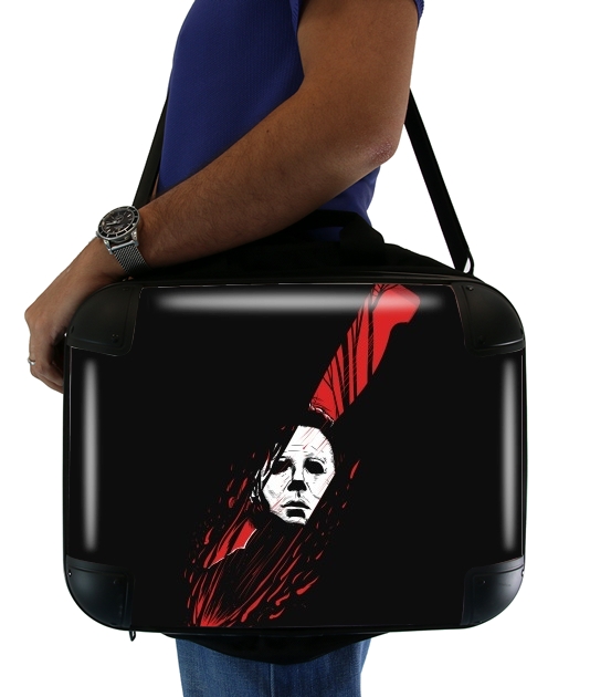  Hell-O-Ween Myers knife for Laptop briefcase 15" / Notebook / Tablet