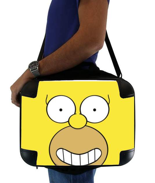 Homer Face for Laptop briefcase 15" / Notebook / Tablet