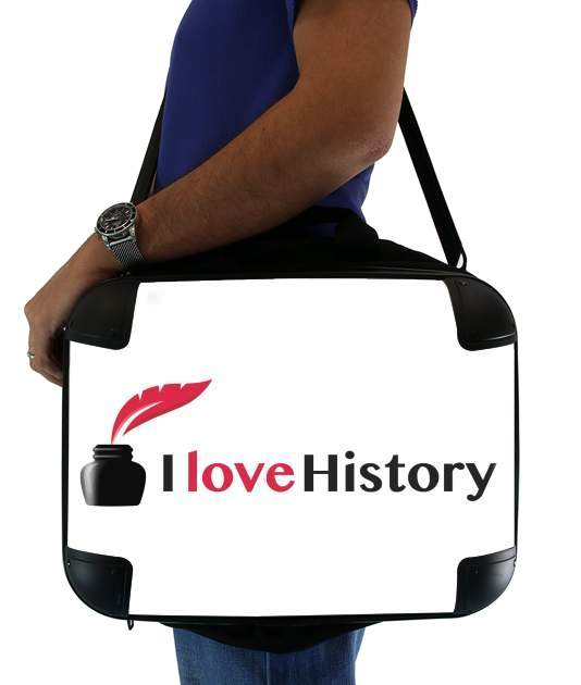  I love History for Laptop briefcase 15" / Notebook / Tablet