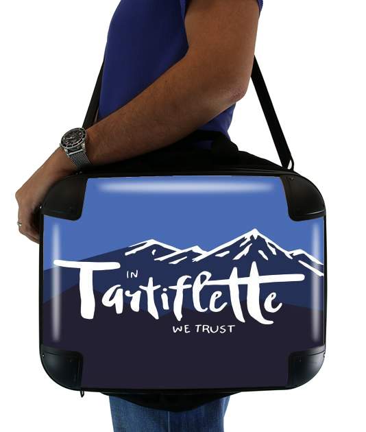  in tartiflette we trust for Laptop briefcase 15" / Notebook / Tablet