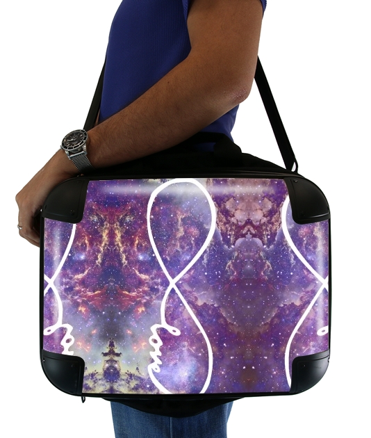  Infinity Love Galaxy for Laptop briefcase 15" / Notebook / Tablet