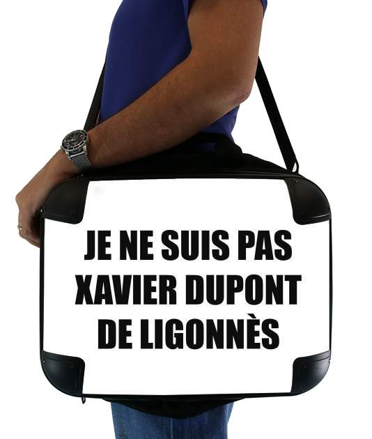  Je ne suis pas Xavier Dupont De Ligonnes Criminel for Laptop briefcase 15" / Notebook / Tablet