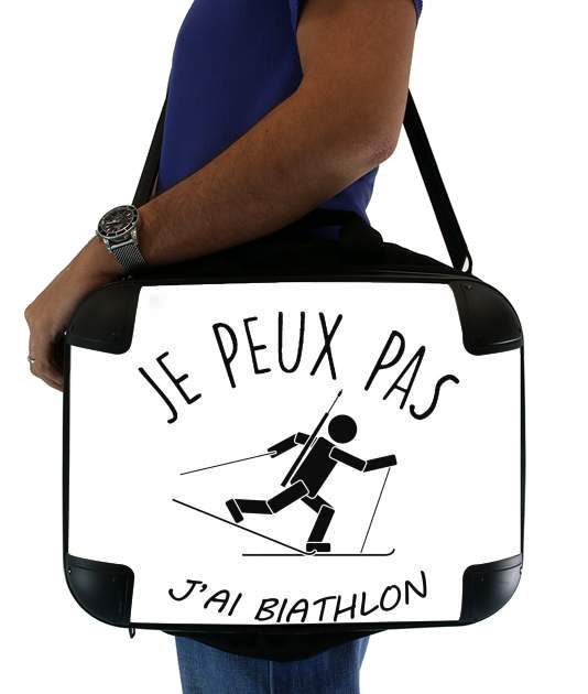  Je peux pas jai biathlon for Laptop briefcase 15" / Notebook / Tablet