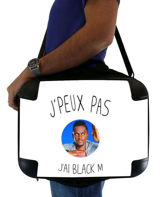  Je peux pas jai Black M for Laptop briefcase 15" / Notebook / Tablet