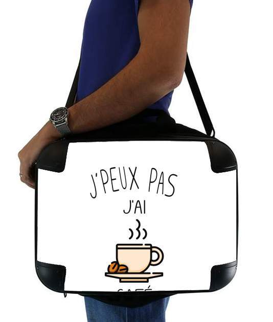  Je peux pas jai cafe for Laptop briefcase 15" / Notebook / Tablet