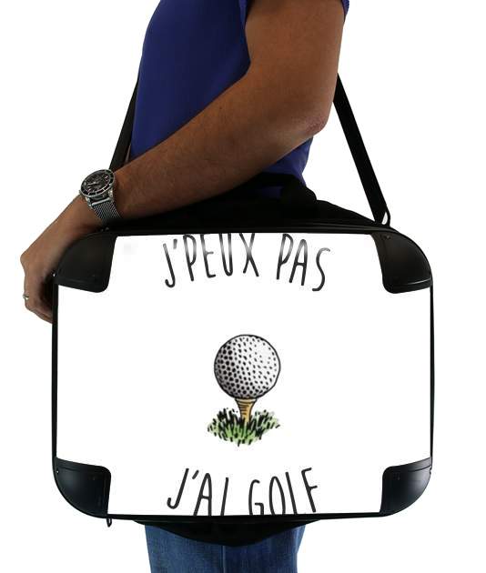  Je peux pas jai golf for Laptop briefcase 15" / Notebook / Tablet