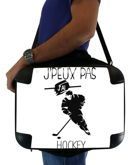  Je peux pas jai hockey sur glace for Laptop briefcase 15" / Notebook / Tablet