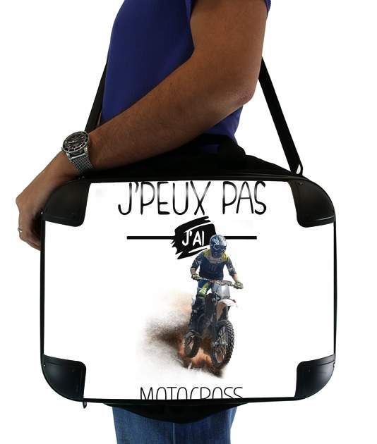  Je peux pas jai motocross for Laptop briefcase 15" / Notebook / Tablet