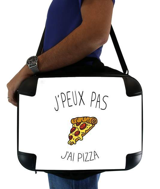  Je peux pas jai pizza for Laptop briefcase 15" / Notebook / Tablet