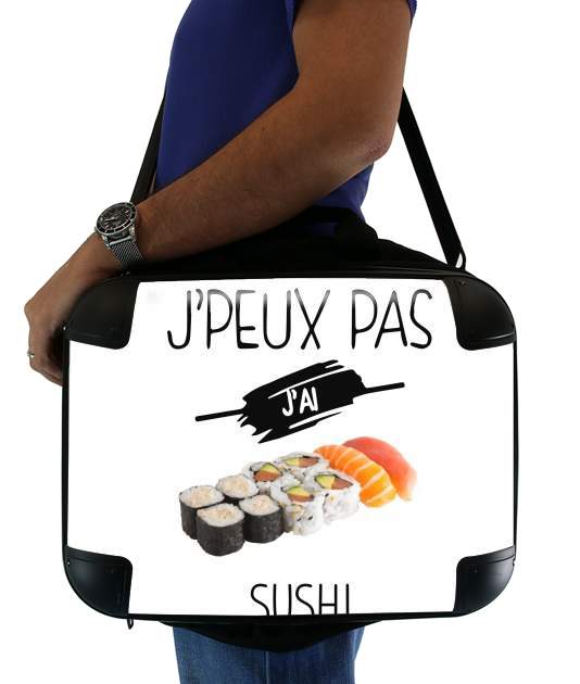  Je peux pas jai sushi for Laptop briefcase 15" / Notebook / Tablet