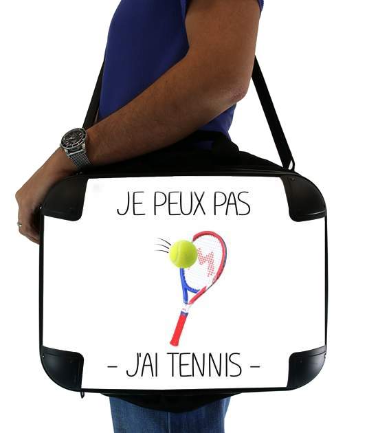  Je peux pas jai tennis for Laptop briefcase 15" / Notebook / Tablet