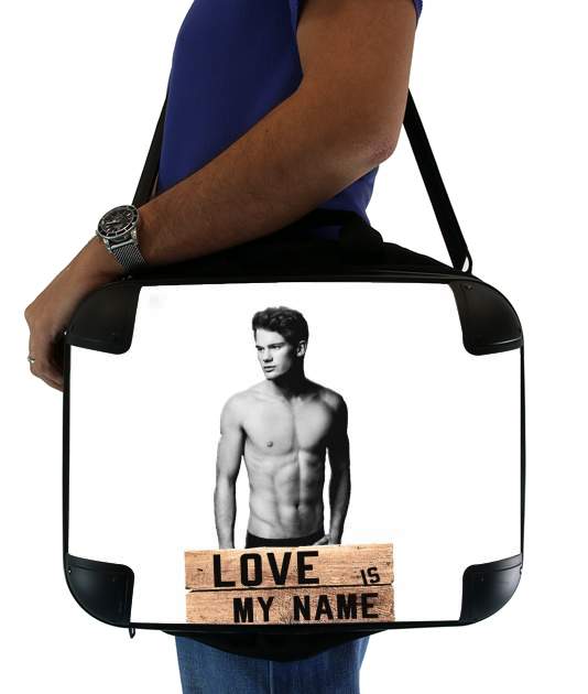  Jeremy Irvine Love is my name for Laptop briefcase 15" / Notebook / Tablet