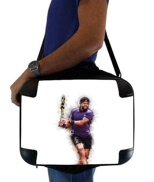  Jo Wilfried Tsonga My History for Laptop briefcase 15" / Notebook / Tablet