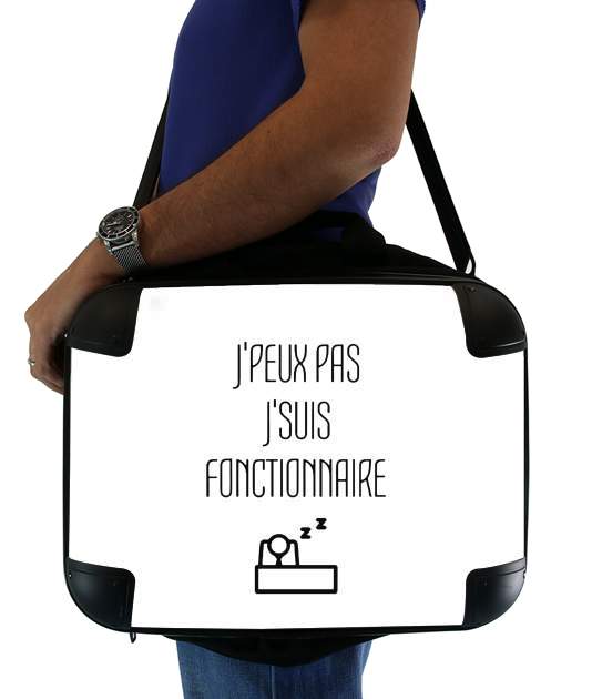  Jpeux pas je suis fonctionnaire for Laptop briefcase 15" / Notebook / Tablet