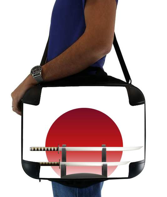  Katana Japan Traditionnal for Laptop briefcase 15" / Notebook / Tablet