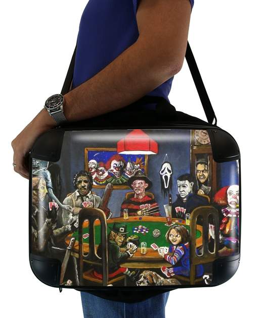  Killing Time with card game horror for Laptop briefcase 15" / Notebook / Tablet