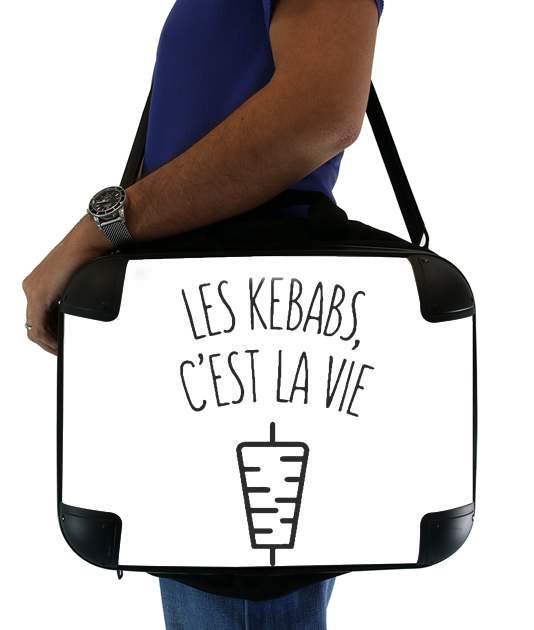  Les Kebabs cest la vie for Laptop briefcase 15" / Notebook / Tablet