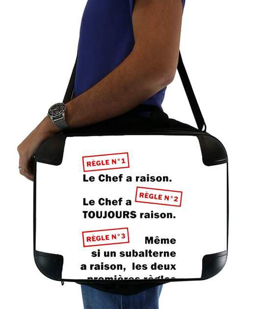  Les regles du chef for Laptop briefcase 15" / Notebook / Tablet