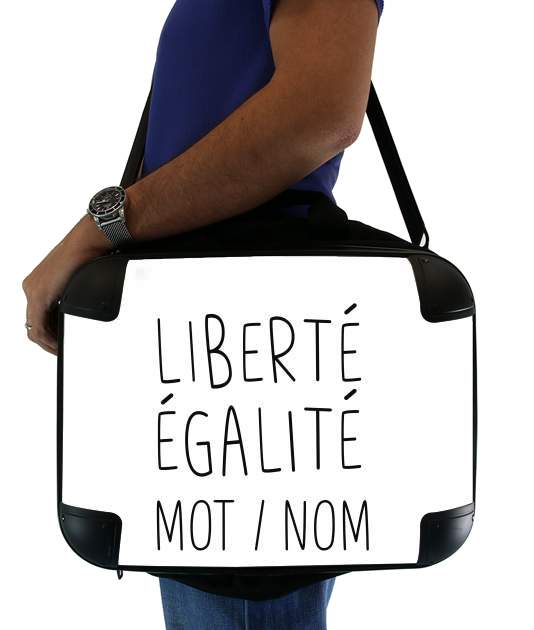  Liberte Egalite Personnalisable for Laptop briefcase 15" / Notebook / Tablet