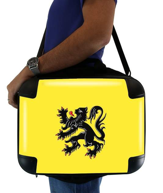  Lion des flandres for Laptop briefcase 15" / Notebook / Tablet