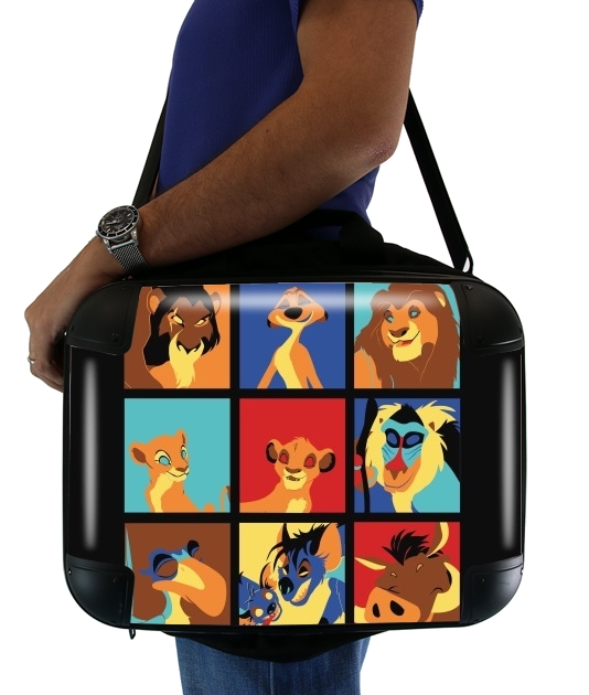  Lion pop for Laptop briefcase 15" / Notebook / Tablet