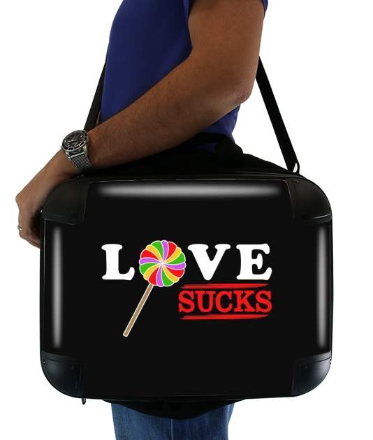  Love Sucks for Laptop briefcase 15" / Notebook / Tablet