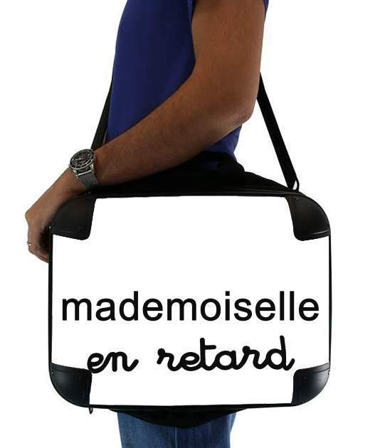  Mademoiselle en retard for Laptop briefcase 15" / Notebook / Tablet