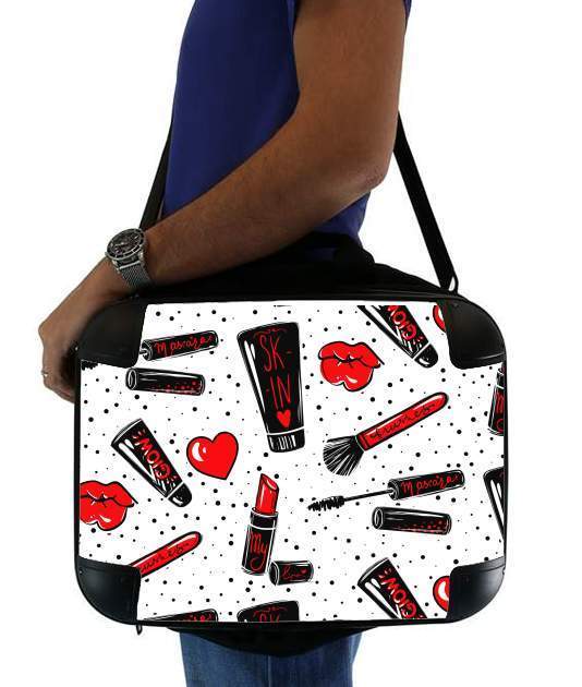  Makeup seamless pattern for Laptop briefcase 15" / Notebook / Tablet