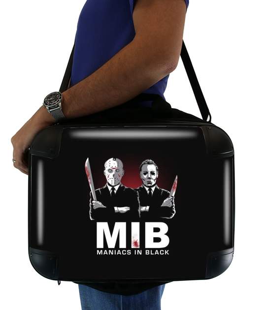  Maniac in black jason voorhees for Laptop briefcase 15" / Notebook / Tablet