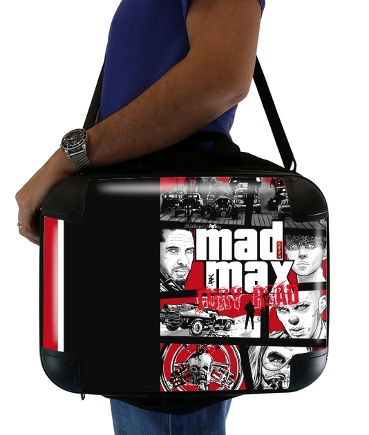  Mashup GTA Mad Max Fury Road for Laptop briefcase 15" / Notebook / Tablet