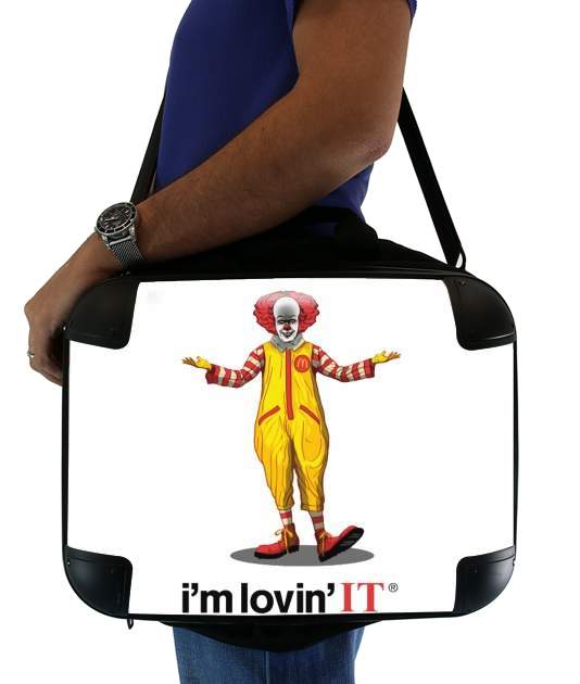  Mcdonalds Im lovin it - Clown Horror for Laptop briefcase 15" / Notebook / Tablet