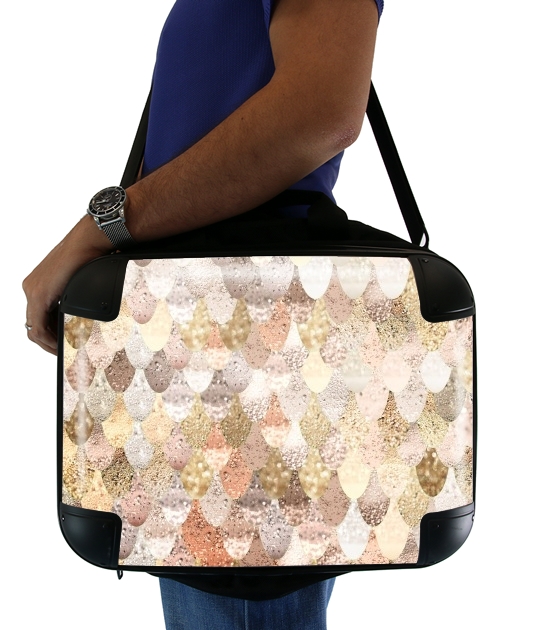  MERMAID GOLD for Laptop briefcase 15" / Notebook / Tablet