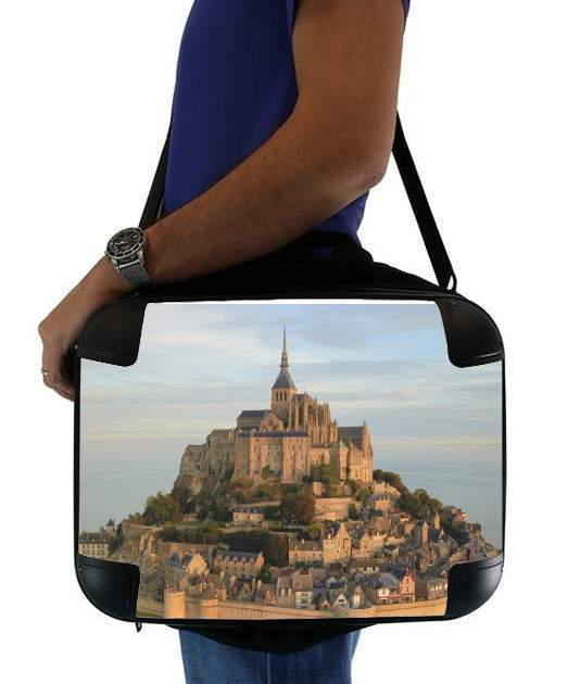  Mont Saint Michel PostCard for Laptop briefcase 15" / Notebook / Tablet