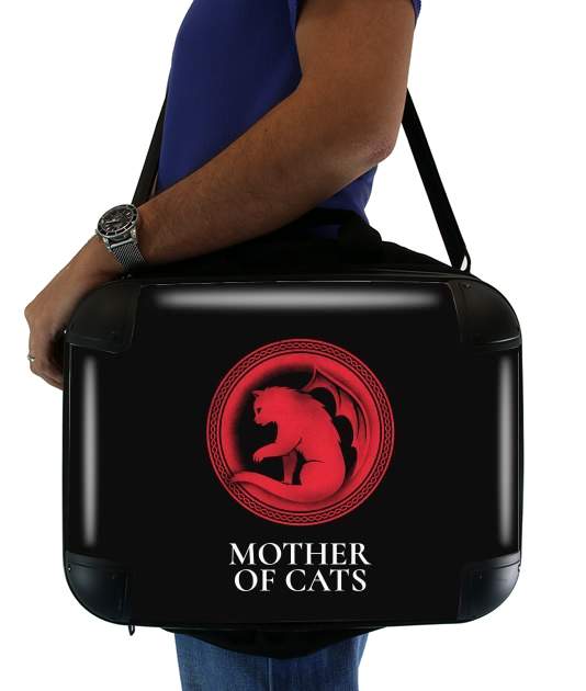  Mother of cats for Laptop briefcase 15" / Notebook / Tablet
