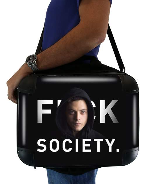  Mr Robot Fuck Society for Laptop briefcase 15" / Notebook / Tablet