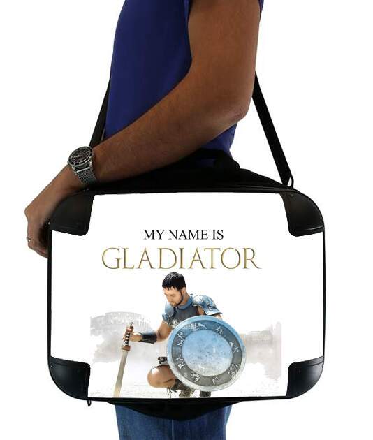  My name is gladiator for Laptop briefcase 15" / Notebook / Tablet