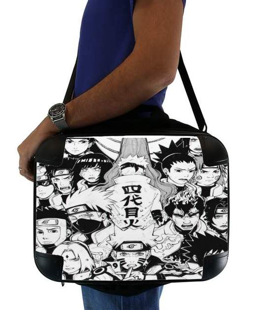  Naruto Black And White Art for Laptop briefcase 15" / Notebook / Tablet