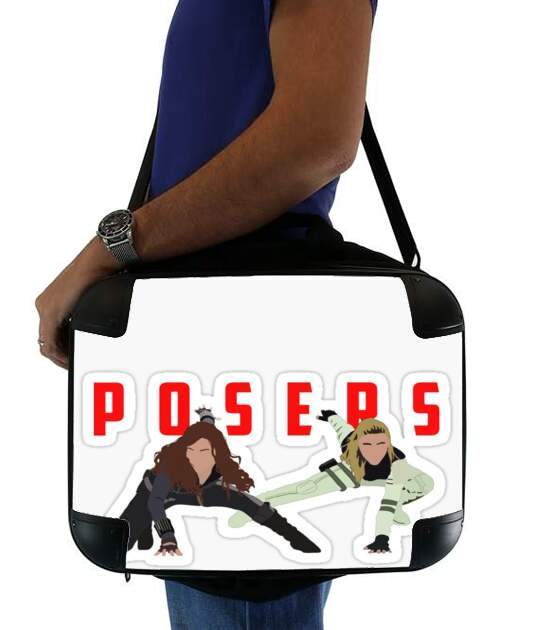  natasha and yelena posers for Laptop briefcase 15" / Notebook / Tablet