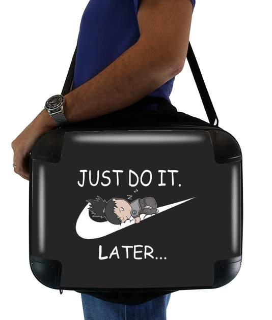  Nike Parody Just do it Later X Shikamaru for Laptop briefcase 15" / Notebook / Tablet